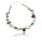 Certified Authentic Navajo .925 Sterling Silver Turquoise and GASPEITE Native American Bracelet 371009395020
