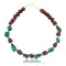 Certified Authentic Navajo .925 Sterling Silver Turquoise and Jasper Native American Bracelet 390800642866