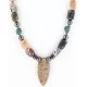 Certified Authentic Navajo .925 Sterling Silver Turquoise and Jasper Native American Necklace 390823401672