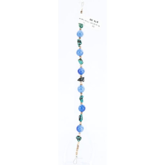 Certified Authentic Navajo .925 Sterling Silver Turquoise BLUE AGATE Native American Bracelet 371019604341 Certified Authentic Navajo .925 Sterling Silver Turquoise BLUE AGATE Native American Bracelet 371019604341