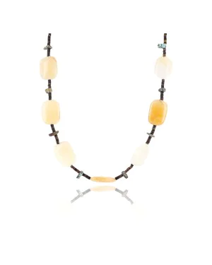 Certified Authentic Navajo .925 Sterling Silver Turquoise CARNELIAN Native American Necklace 15774