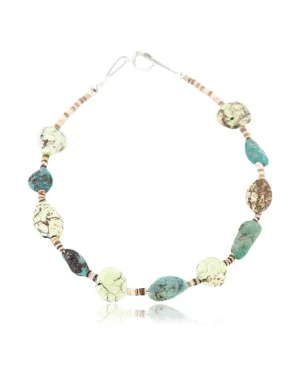 Certified Authentic Navajo .925 Sterling Silver Turquoise GASPEITE Native American Bracelet 371019627096