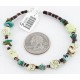 Certified Authentic Navajo .925 Sterling Silver Turquoise Gaspeite Native American Bracelet 371041717091