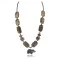 Certified Authentic Navajo .925 Sterling Silver Turquoise Jasper 65 Native American Necklace 390797915507