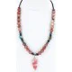 Certified Authentic Navajo .925 Sterling Silver Turquoise Jasper Native American Necklace 15891-3
