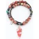 Certified Authentic Navajo .925 Sterling Silver Turquoise Jasper Native American Necklace 15891-3