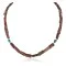 Certified Authentic Navajo .925 Sterling Silver Turquoise Jasper Native American Necklace 15995