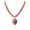 Certified Authentic Navajo .925 Sterling Silver Turquoise JASPER Quartz Hematite Native American Necklace 15999