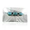 Certified Authentic Navajo .925 Sterling Silver Turquoise Native American Buckle 1194-3