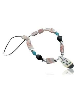 Certified Authentic Navajo .925 Sterling Silver Turquoise Native American Necklace 370874497904