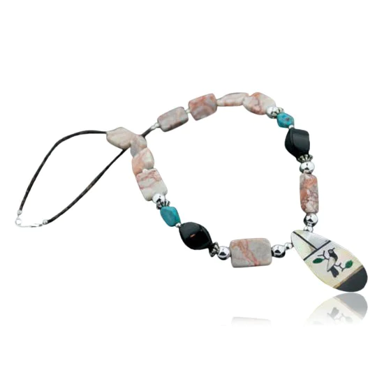 Certified Authentic Navajo .925 Sterling Silver Turquoise Native American Necklace 370874497904 Certified Authentic Navajo .925 Sterling Silver Turquoise Native American Necklace 370874497904