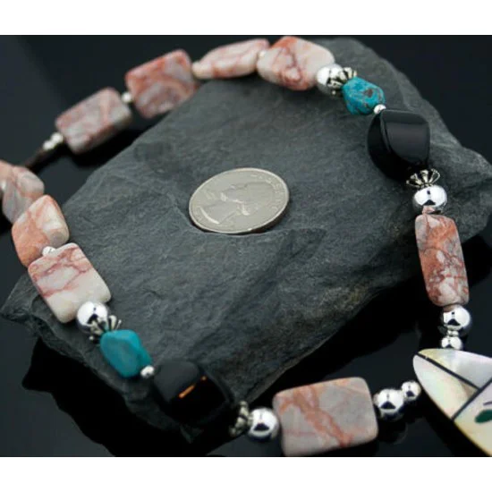 Certified Authentic Navajo .925 Sterling Silver Turquoise Native American Necklace 370874497904 Certified Authentic Navajo .925 Sterling Silver Turquoise Native American Necklace 370874497904