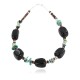 Certified Authentic Navajo .925 Sterling Silver Turquoise Onyx Native American Bracelet 371036792952