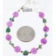 Certified Authentic Navajo .925 Sterling Silver Turquoise PURPLE AGATE Native American Bracelet 371017189228 Certified Authentic Navajo .925 Sterling Silver Turquoise PURPLE AGATE Native American Bracelet 371017189228