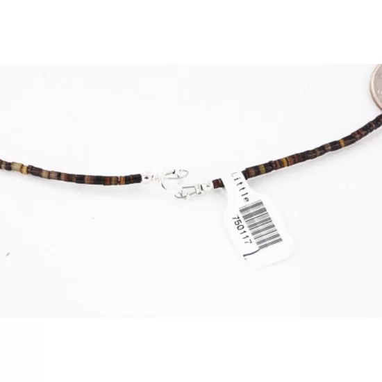 Certified Authentic Navajo .925 Sterling Silver Turquoise Spiny Oyster Jasper Native American Large Necklace 750117-1 Certified Authentic Navajo .925 Sterling Silver Turquoise Spiny Oyster Jasper Native American Large Necklace 750117-1