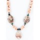 Certified Authentic Navajo .925 Sterling Silver Turquoise Spiny Oyster Jasper Native American Large Necklace 750117-1 Certified Authentic Navajo .925 Sterling Silver Turquoise Spiny Oyster Jasper Native American Large Necklace 750117-1