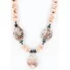 Certified Authentic Navajo .925 Sterling Silver Turquoise Spiny Oyster Jasper Native American Large Necklace 750117-1 Certified Authentic Navajo .925 Sterling Silver Turquoise Spiny Oyster Jasper Native American Large Necklace 750117-1