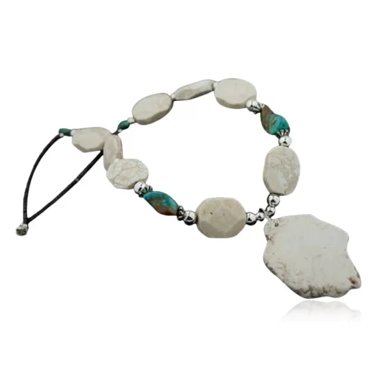 Certified Authentic Navajo .925 Sterling Silver White and Turquoise Native American Necklace 390617925288 Certified Authentic Navajo .925 Sterling Silver White and Turquoise Native American Necklace 390617925288