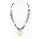Certified Authentic Navajo .925 Sterling Silver White Howlite Agate Native American Necklace 15310-2 Certified Authentic Navajo .925 Sterling Silver White Howlite Agate Native American Necklace 15310-2