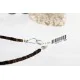 Certified Authentic Navajo .925 Sterling Silver White Howlite Agate Native American Necklace 15310-2 Certified Authentic Navajo .925 Sterling Silver White Howlite Agate Native American Necklace 15310-2