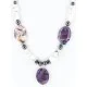 Certified Authentic Navajo .925 Sterling Silver White Howlite Amethyst Native American Necklace 371044635481 Certified Authentic Navajo .925 Sterling Silver White Howlite Amethyst Native American Necklace 371044635481
