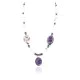 Certified Authentic Navajo .925 Sterling Silver White Howlite Amethyst Native American Necklace 371044635481 Certified Authentic Navajo .925 Sterling Silver White Howlite Amethyst Native American Necklace 371044635481