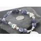 Certified Authentic Navajo .925 Sterling Silver White Howlite and Lapis Native American Necklace 390741308420