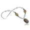 Certified Authentic Navajo .925 Sterling Silver White Howlite Jasper Native American Necklace 15409-37