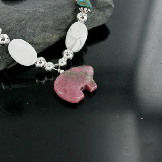 Certified Authentic Navajo .925 Sterling Silver White Howlite Jasper Native American Necklace 390728593004 Certified Authentic Navajo .925 Sterling Silver White Howlite Jasper Native American Necklace 390728593004
