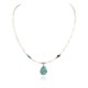 Certified Authentic Navajo .925 Sterling Silver White Howlite Native American Necklace 25232-2 Certified Authentic Navajo .925 Sterling Silver White Howlite Native American Necklace 25232-2