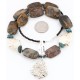 Certified Authentic Navajo .925 Sterling Silver WHITE Turquoise Turquoise Jasper Native American Necklace 15860-2 Certified Authentic Navajo .925 Sterling Silver WHITE Turquoise Turquoise Jasper Native American Necklace 15860-2