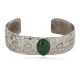 Certified Authentic Navajo Bear Handmade Navajo Natural Jade Native American Nickel Bracelet 13141-7 Certified Authentic Navajo Bear Handmade Navajo Natural Jade Native American Nickel Bracelet 13141-7