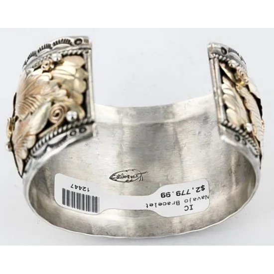 Certified Authentic Navajo Carved EAGLE .925 Sterling Silver and 12kt Gold Filled Native American Bracelet 390822304755 Certified Authentic Navajo Carved EAGLE .925 Sterling Silver and 12kt Gold Filled Native American Bracelet 390822304755