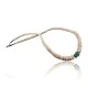 Certified Authentic Navajo Native .925 Sterling Silver Graduated Heishi, Turquoise Native American Necklace 390574656122