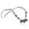 Certified Authentic Navajo Native .925 Sterling Silver Natural Jasper, Turquoise DROP Native American Necklace 15341-19