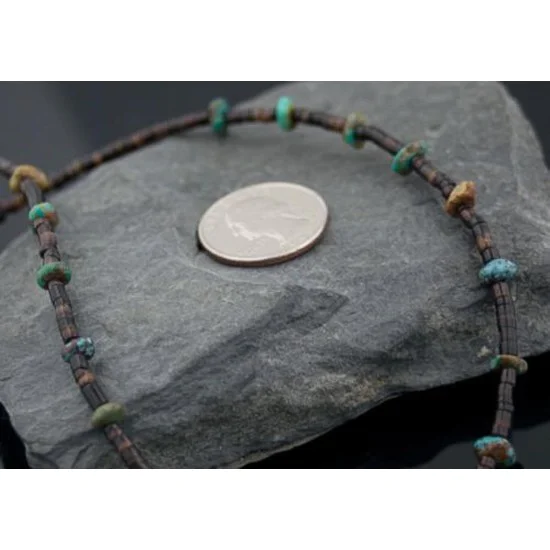 Certified Authentic Navajo Native .925 Sterling Silver Natural Turquoise DROP Native American Necklace 390605187238 Certified Authentic Navajo Native .925 Sterling Silver Natural Turquoise DROP Native American Necklace 390605187238