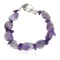 Certified Authentic Navajo Natural Amethyst Native American Link Bracelet 12983