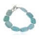 Certified Authentic Navajo Natural Blue Quartz Native American Bracelet 12921-2 Certified Authentic Navajo Natural Blue Quartz Native American Bracelet 12921-2