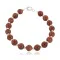 Certified Authentic Navajo Natural Goldstone Nickel Native American Bracelet 12933