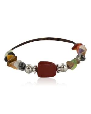 Certified Authentic Navajo Natural Jasper Quartz Heishi Multicolor Native American Adjustable Wrap Bracelet 13133 Certified Authentic Navajo Natural Jasper Quartz Heishi Multicolor Native American Adjustable Wrap Bracelet 13133