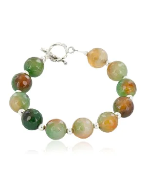 Certified Authentic Navajo Natural Quartz Native American Bracelet 12884-5 Certified Authentic Navajo Natural Quartz Native American Bracelet 12884-5