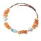 Certified Authentic Navajo Natural Turquoise Agate Heishi Adjustable Wrap Native American Bracelet 13037-11