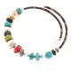 Certified Authentic Navajo Natural Turquoise Gaspeite Coral Heishi Adjustable Wrap Native American Bracelet 13037-2 Certified Authentic Navajo Natural Turquoise Gaspeite Coral Heishi Adjustable Wrap Native American Bracelet 13037-2