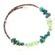 Certified Authentic Navajo Natural Turquoise Gaspeite Heishi Adjustable Wrap Native American Bracelet 13037-7 Certified Authentic Navajo Natural Turquoise Gaspeite Heishi Adjustable Wrap Native American Bracelet 13037-7