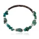Navajo Natural Turquoise Heishi Adjustable Wrap Bracelet 12742-77 Navajo Natural Turquoise Heishi Adjustable Wrap Bracelet 12742-77