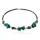 Certified Authentic Navajo Natural Turquoise Heishi Native American Adjustable Wrap Bracelet 13126