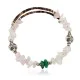Certified Authentic Navajo Natural Turquoise Pink Quartz Heishi Adjustable Wrap Native American Bracelet 13037-3 Certified Authentic Navajo Natural Turquoise Pink Quartz Heishi Adjustable Wrap Native American Bracelet 13037-3