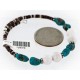 Certified Authentic Navajo Navajo Turquoise and AGATE Native American WRAP Bracelet 390826697656