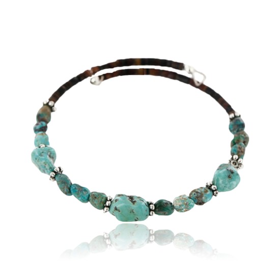 Certified Authentic Navajo Navajo Turquoise Native American WRAP Bracelet 371047040197