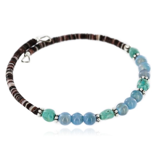 Certified Authentic Navajo Navajo Turquoise Native American WRAP Bracelet 390838309443 Certified Authentic Navajo Navajo Turquoise Native American WRAP Bracelet 390838309443